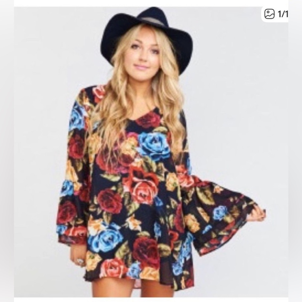 Show Me Your MuMu Multicolor Floral Dress
